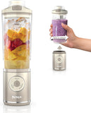 Ninja Blast Max, Portable Blender + Twist & Go, Personal Smoothie, Blend, Ice Crush, 3 Programs, Cordless, 22 oz removable Vessel, Dishwasher Safe, Leakproof, Silver, BC251SL