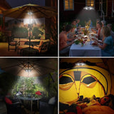 28 LED Patio Umbrella Pole Outdoor Light with Adjustable Brightness