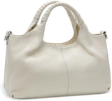 Iswee Genuine Leather Shoulder Bags Purses and Handbags for Women Satchel Designer Cross Body Hobo Medium Size Tote