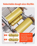 VEVOR Electric Tortilla Maker, Automatic Corn Tortilla Making Machine with Non-Stick Coating and Two Molds(4 in + 6 in), Electric Chapatti Machine Suitable for Produce Sopes Roti Pita Tortilla Pizza