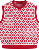 CIDER Sweater Vest Women Sleeveless Cropped Sweaters Cute Graphic Tank Tops Old Money Clothes Fall Outfits