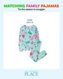 The Children's Place Baby Christmas and Holiday Kids 2 Piece Pajama Sets, Velour