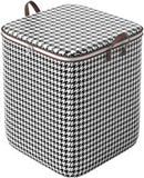 Clothes Storage Bag, Large Storage Container with Reinforced Handle and Sturdy Zipper, Foldable Portable Storage Bag for Bedding Clothing Blanket Pillows (28''x20''x20'')