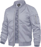 7DAY'S Men's Bomber Jackets Thermal Quilted Jacket Water Resistant Warm Winter Coats