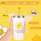 10Pcs Sunshine Gift for Women - Unique Care Package with Sunflower Gifts, Friendship Box of Sunshine for Mom Sister Wife, Get Well Soon & Birthday Present, Self Care Basket for Women Recovery