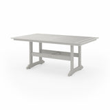 SoPoly 72" Savannah Farmhouse Dining Table