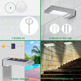 72 LED Solar Motion Sensor Lights Solar Wall Light