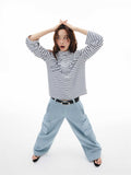 Pullover Zipper Loose Sunscreen Long T Blouse
