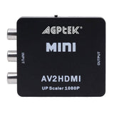 720p 1080p AGPtek Mini Composite AV CVBS 3RCA to HDMI Video Converter Adapter