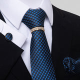 Multi Colored Striped Floral Mens Tie