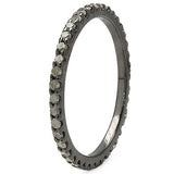 0.60 Carat Genuine TLB Diamond .925 Sterling Silver Ring