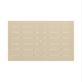 SoPoly 72" Savannah Farmhouse Dining Table