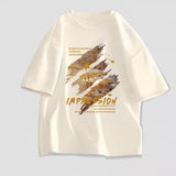 Mens Hong Kong Style Trendy Short Sleeve T Shirt For Summer