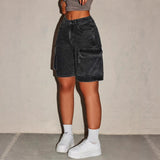 Retro Workwear Denim Shorts From Europe And The US