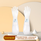 Cartoon Household Gloves-Dumbo Series-Shut-Mouth Models-PVC-L Size-1 Pair