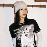 Fashionable Casual Versatile Knitted Hat With Embroidered Letters For Both