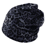 Double-layer Short-pile Bonnet With Multi-colored Plaid Pattern