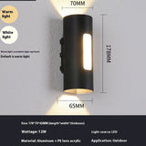 Outdoor Wall Lamp Led Double Head Up And Down Luminous