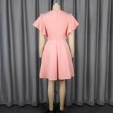 Summer New Fashion Elegant Embroidery Slim Fit Elegant Party Dress
