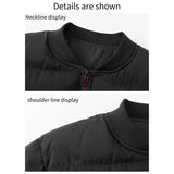 New Mens Cotton Baseball-collar Jacket