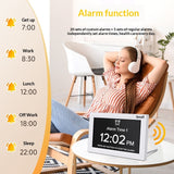 7-inch Digital Electronic Calendar Alarm Clock With Medication Reminder For Seniors