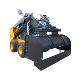 74-Inch Heavy-Duty Skid Steer Trip Edge Snow Pusher Attachment (SAK34098)