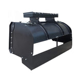 74-Inch Heavy-Duty Skid Steer Trip Edge Snow Pusher Attachment (SAK34098)