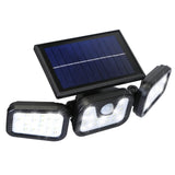 74 LEDs 3 Adjustable Solar Head Motion Sensor Flood Light