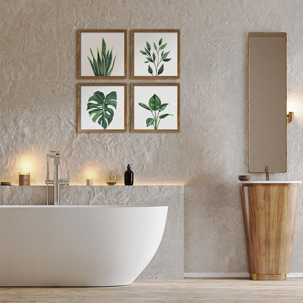 Botanical Framed Wall Decor - Green Plant