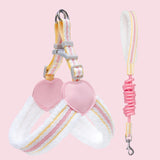 Dog Leash Summer Breathable Corgi Shiba Inu Bichon Chest Vest Walking Dog Leash Small And Medium-sized Dog Pet Supplies