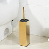 Stainless Steel Floor Toilet Brush Toilet Cleaning Brush Suit