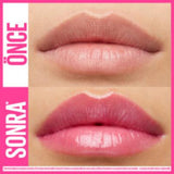 Maybelline Lifter Gloss: Hydrating Hyaluronic Acid Lip Gloss - Non-Sticky, Lifting Effect, Taffy Shade - For Fuller, Smoother Lips