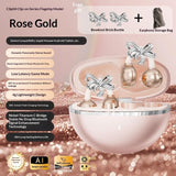 Full Diamond Bow Ear Earrings Ear Clip Wireless Headphones