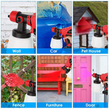 750W Electric Paint Sprayer Handheld with 3 Spray Patterns
