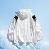Outdoor Summer Patchwork Thin Couple Style For Teens