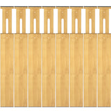 Ryqtop Bamboo Drawer Dividers17-22" Adjustable Kitchen Drawer Organizer for Clothes8 Pack Expandable Drawer Organization Separators for BedroomBathroomDresser and OfficeNatural