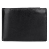 Dopp Men's Regatta Convertible Billfold w/Zip Bill Compartment Leather, Black