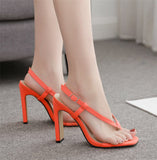 Fashionable Women's High Heel Flip Flops Sandals