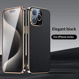 New High End Genuine Leather Phone Case Full Body Drop Proof Design