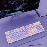 Two-color Keyboard Wired Office Green Black Tea Red Axis Hot Plug Computer
