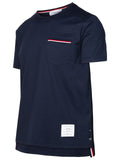 Thom Browne Navy Cotton T-Shirt Men
