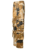 Blumarine Brown Cotton Cargo Jeans Women