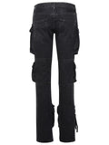The Attico 'Essie' Black Cotton Jeans Women