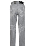 Dsquared2 Grey Cotton Blend Jeans Women
