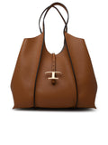 Tod's 'Timeless' Brown Leather Shopping Bag Women