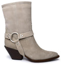 Sonora Beige Suede Ankle Boots Women