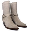 Sonora Beige Suede Ankle Boots Women