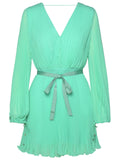 Max Mara 'Visita' Green Polyester Dress Women