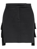 Max Mara 'Caro' Black Camel Miniskirt Women