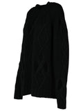 Versace Black Wool Blend Sweater Men